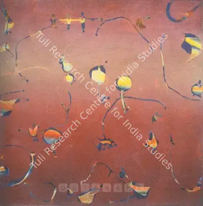 Balraj Khanna (Artist), Garden, 1981, Painting