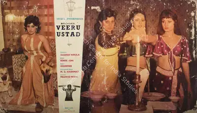 Ram Dayal (Producer), Veeru Ustad, 1977, Lobby Card