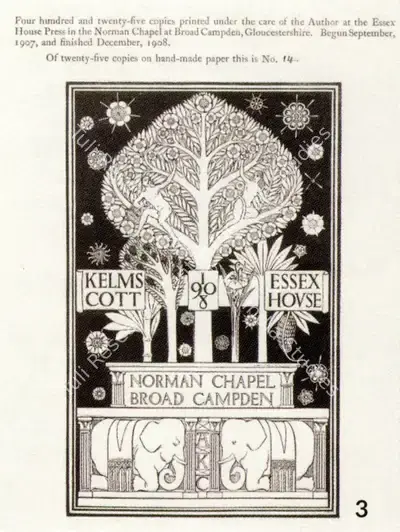 Charles Robert Ashbee (Artist), Press Mark for Essex House Press, 1908, Graphic Art