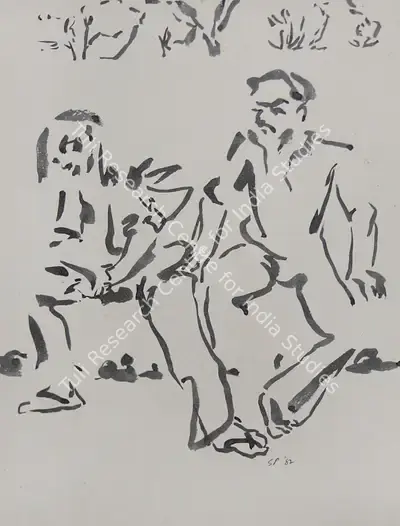 Sudhir Patwardhan (Artist), Untitled, 1982, Drawing