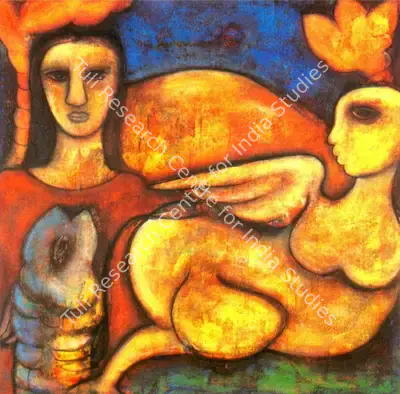Rini Dhumal (Artist), Untitled, Painting