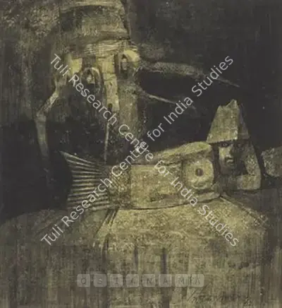 Ganesh Pyne (Artist), Untitled, 1962, Painting