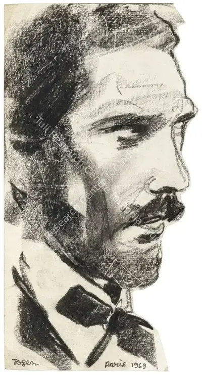 Jogen Chowdhury (Artist), Untitled, 1969, Drawing