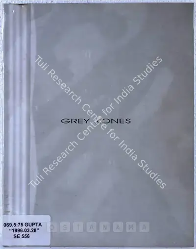 Subodh Gupta (Artist), Grey zones, 1995, Solo Exhibition Catalogue