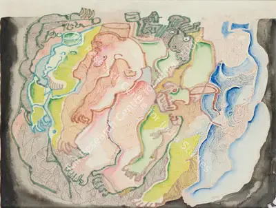 Mohan Samant (Artist), Untitled, 1974, Painting