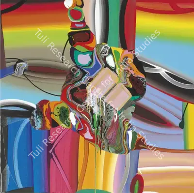 Bose Krishnamachari (Artist), Stretched Bodies 24, 2007, Painting