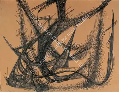 Pilloo Pochkhanawala (Artist), Untitled, 1973, Painting