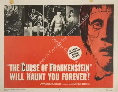 Jack Asher (Cinematographer), The Curse of Frankenstein, 1957, Lobby Card