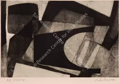 Lalu Prasad Shaw (Artist), Untitled, 2002, Graphic Art