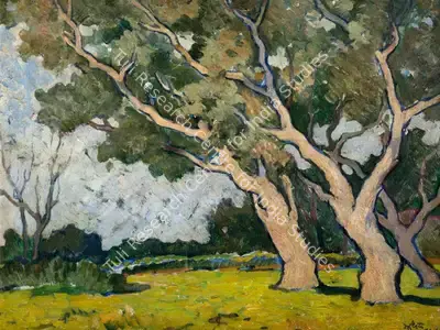 Madhav Satwalekar (Artist), Untitled, 1955, Painting
