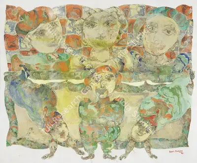 Sakti Burman (Artist), Untitled, 1968, Painting