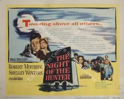 Charles Laughton (Director), The Night of the Hunter, 1955, Lobby Card