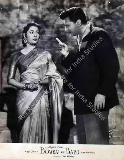 Jal Mistry (Cinematographer), Bombai Ka Babu, 1960, Lobby Card