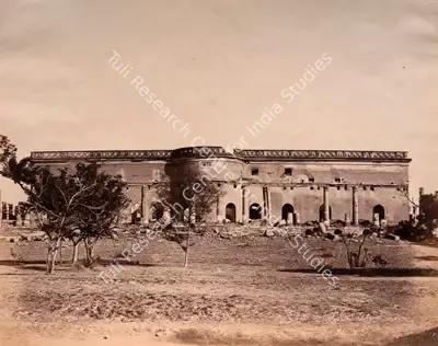 Felice Beato (Photographer), Metcalfe House, Delhi, 1858, Antiquarian Photograph