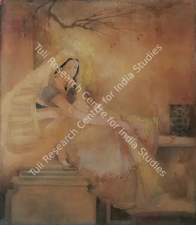 D.P. Roy Chowdhury (Artist), Approach of Spring, 1926, Painting