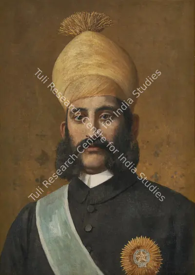 Raja Ravi Varma (Artist), Nizam of Hyderabad, 1902, Painting