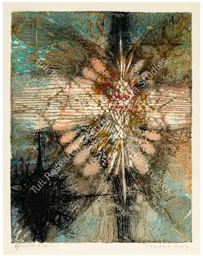 Reddy, Krishna (Artist). Butterfly Formation, c.1957 | Graphic Art, So.Lon/23.10.18, 2018 · Sotheby's