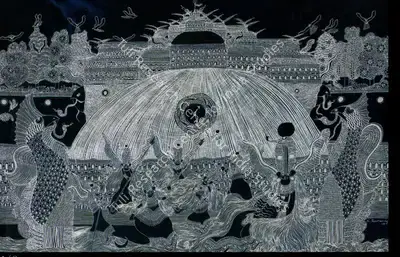 K. Ramanujam (Artist), Untitled, 1968, Painting