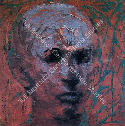 Anupam Sud (Artist), Holy Man, 1991, Painting