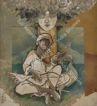 Biplab Biswas (Artist), Untitled, 1977, Painting