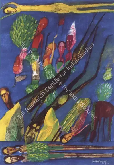 Ved Nayar (Artist), Untitled, 1992, Painting