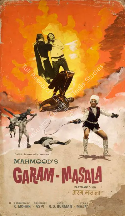 C. Mohan (Producer), Garam Masala, 1972, Showcard