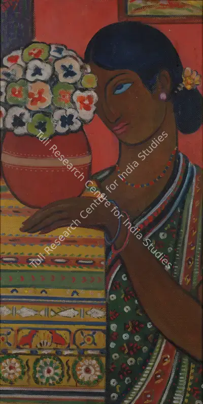 Rathin Maitra (Artist), Untitled, 1950, Painting
