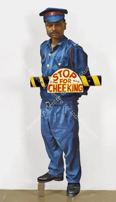 Subba Ghosh (Artist), Stop for Cheeking, 2008, Sculpture