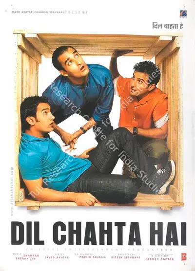 Farhan Akhtar (Producer), Dil Chahta Hai, 2001, Full Sheet Poster