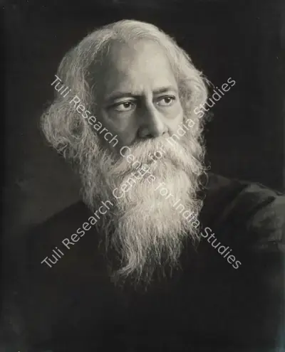 Unknown (Artist). Portrait of Rabindranath Tagore. B/w Photograph, late 1930s | Photograph | FineArts | 00375299