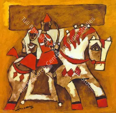M.F. Husain (Artist), Untitled, Painting