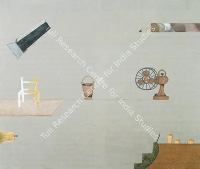 Barwe, Prabhakar (Artist). Fan The Flame, 1991 | Painting, Ch.NeY/31.03.05, 1991