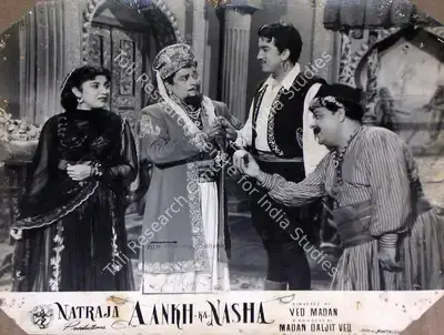 Daljeet (Producer), Aankh Ka Nasha, 1956, Lobby Card