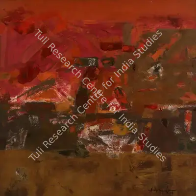 K.M. Adimoolam (Artist), Terra-Incognita, 2004, Painting