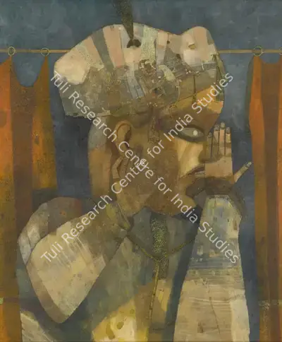 Pyne, Ganesh (Artist). Untitled, 1981 | Painting, So.Lon/25.10.22, 2022 · Sotheby's