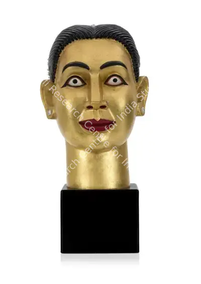 Ravinder Reddy (Artist), Untitled (Head), Sculpture