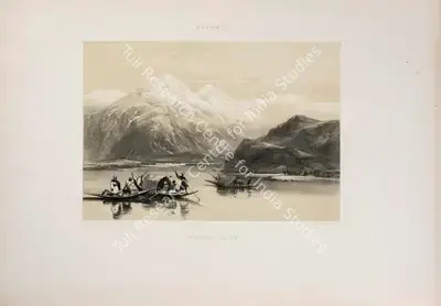 J.D. Hardinge (Lithographer), The Wulur Lake, 1847, Lithograph