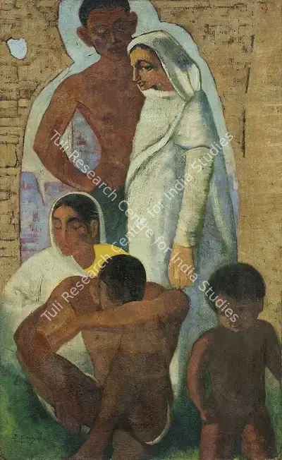 B.C. Sanyal (Artist), Untitled, 1948, Painting