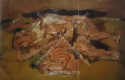Tyeb Mehta (Artist), Situation, 1963, Painting