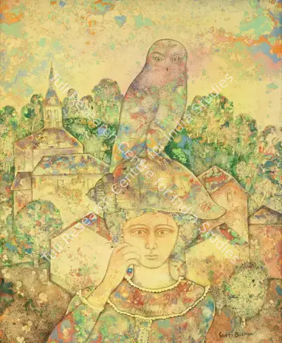 Sakti Burman (Artist), Anth , 1987, Painting