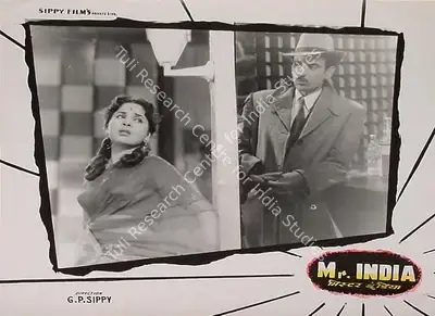 Roque M. Layton (Cinematographer), Mr India, 1961, Lobby Card