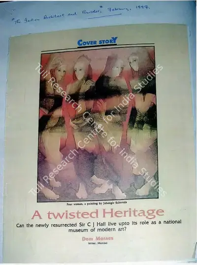 Dom Moraes (Writer), A Twisted heritage, 1997, Newspaper Clipping