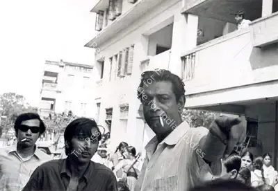 Nemai Ghosh (Still Photographer), Pratidwandi, 1970, Working Still