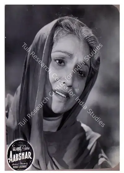 Hasrat Lucknavi (Producer), Aabshar, 1953, Lobby Card