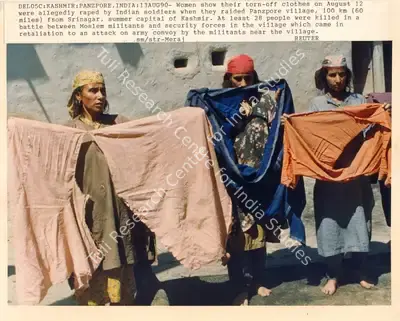 Meraj (Photographer), Del05C: Kashmir: Panzpore, India: 13Aug90, 1990, Contemporary Photograph
