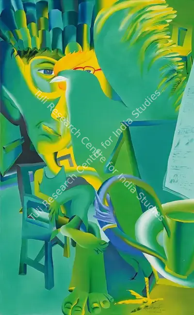 Nabibaksh Mansoori (Artist), A Melodious Morning, 2008, Painting