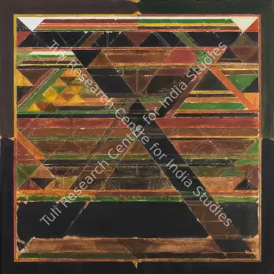 S.H. Raza (Artist), Encountre, 1985, Painting