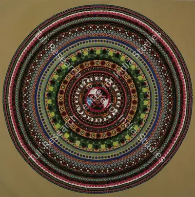 Bharti Kher (Artist), Indra's Net 6, 2007, Collage