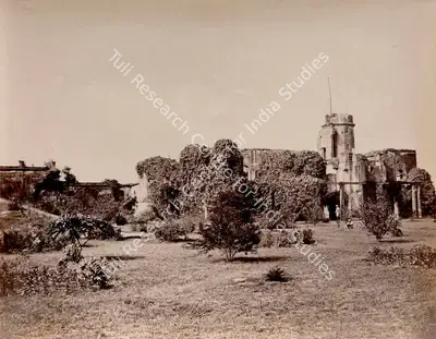 John Edward Sache (Photographer), Residency Ruins, Lucknow, 1864, Antiquarian Photograph