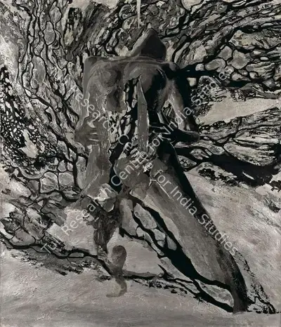 Anu Agarwal (Artist), Noctua, 2010, Painting